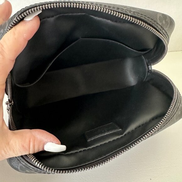 Louis Vuitton Monogram Eclipse Toilet Pouch Bag  (1004) - Picture 6 of 9